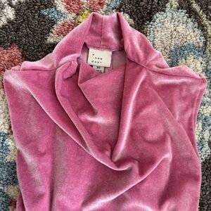 A New Day Velvet Sleeveless Mock Neck Top